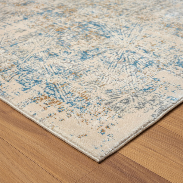 LR Home Cheshire 82317 Blue Gray Rug
