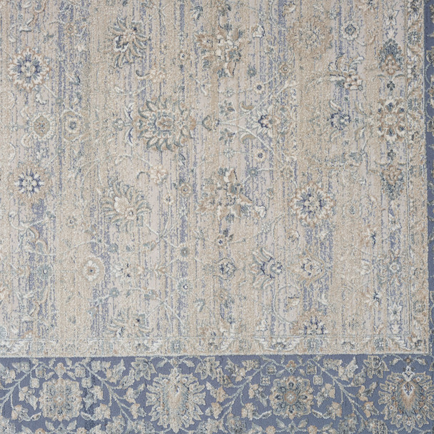 LR Home Cheshire 82406 Blue Beige Rug