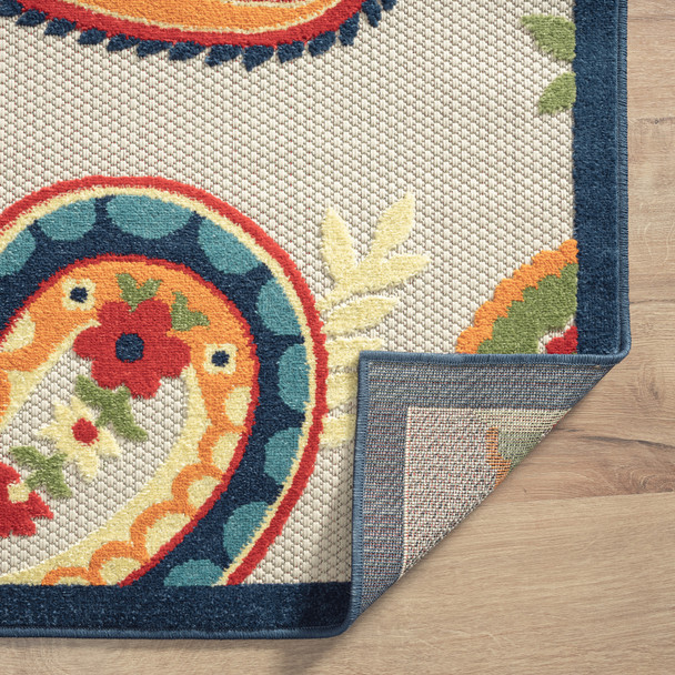 LR Home Copa Cabana 81817 Beige Mutli Rug