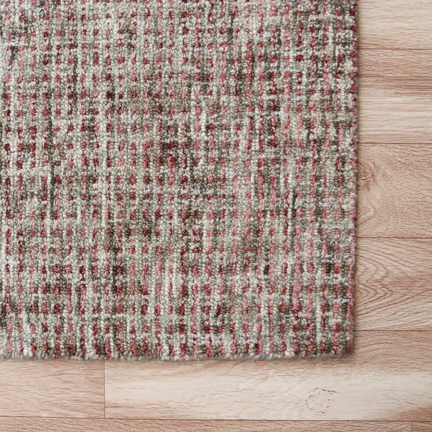 LR Home Criss Cross 81300 Brown Red Rug