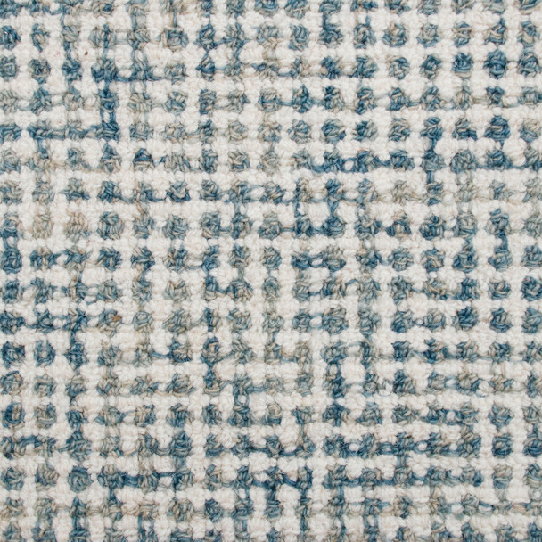 LR Home Criss Cross 82202 Teal Cream Rug