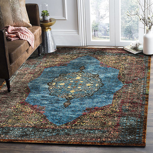 LR Home Gala 81272 Turquoise Multi Rug