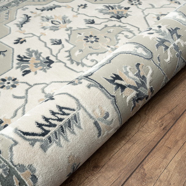 LR Home Imagine 81524 Gray Cream Ivory Rug