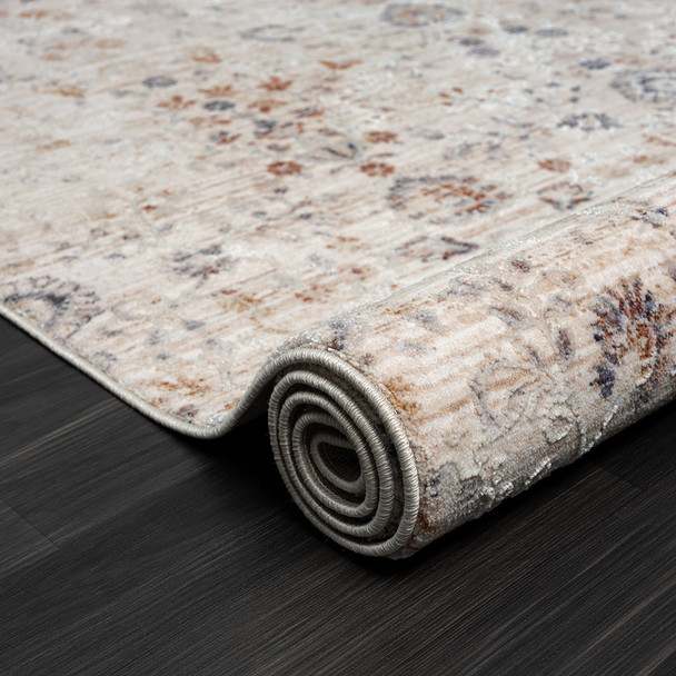 LR Home Lancaster 82301 Multi ivory Rug
