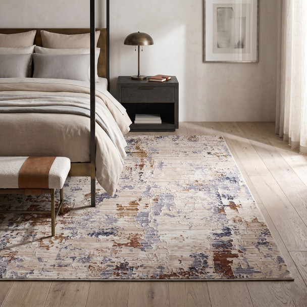 LR Home Lancaster 82305 Adobe Stone gray Rug