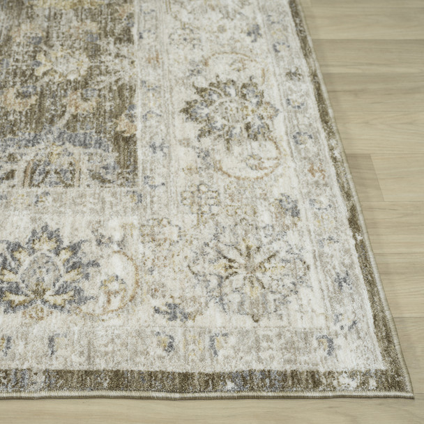 LR Home Miranda 82918 Green Ivory Rug