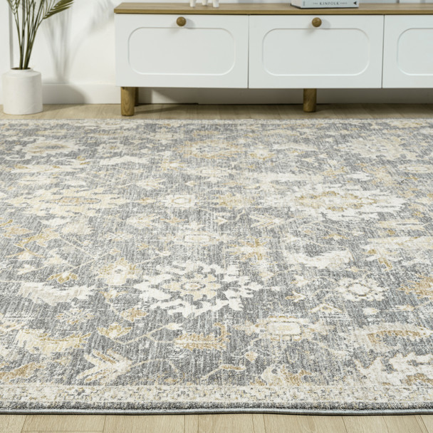 LR Home Miranda 82919 Blue Rug