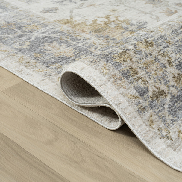 LR Home Miranda 82921 Ivory Blue Rug