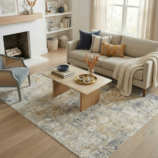 LR Home Miranda 82915 Cream Multi Rug