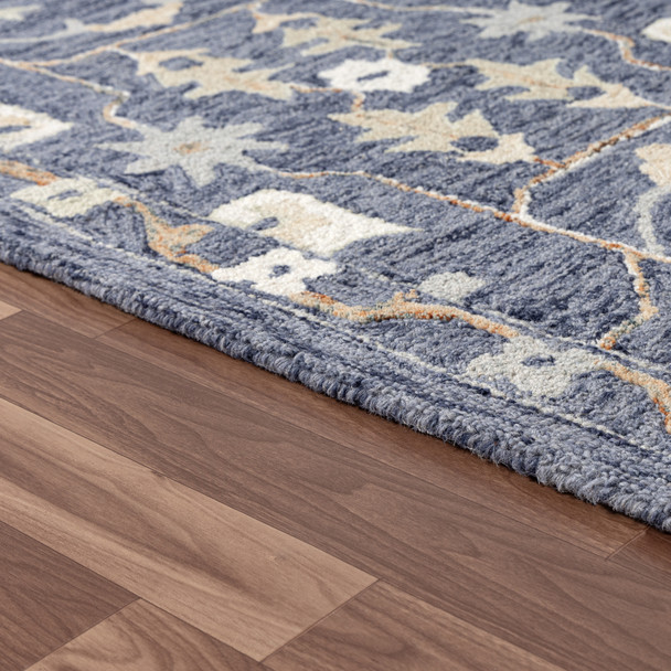 LR Home Pallor 82791 Blue Beige Rug