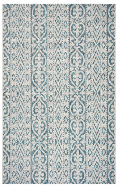 LR Home Sunshower 81242 Blue Gray Rug
