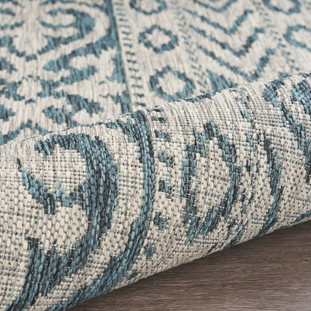 LR Home Sunshower 81242 Blue Gray Rug