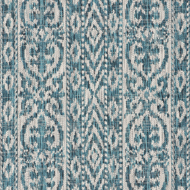 LR Home Sunshower 81250 Teal Rug