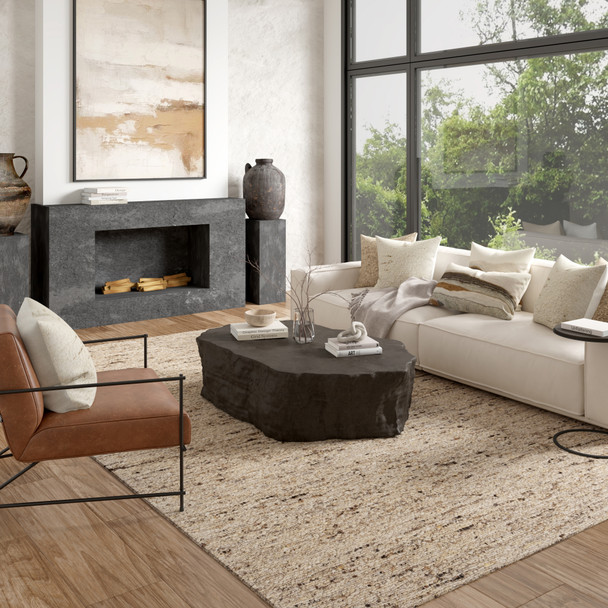 LR Home Valour 82875 Beige Brown Rug