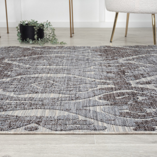 LR Home Westport 82293 Blue Gray Rug