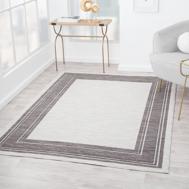 LR Home Westport 82297 Ivory Gray Rug