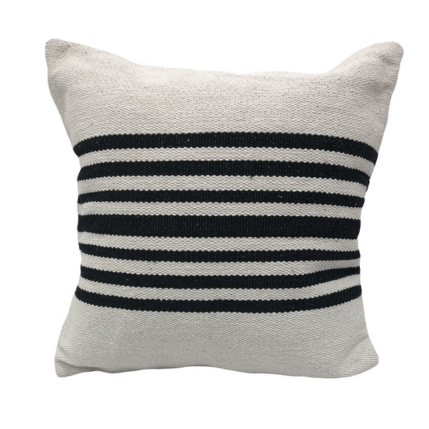 LR Home Elevate 04715 Black White Pillow