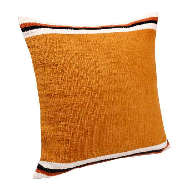 LR Home Apollo 07895 Orange White Black Pillow