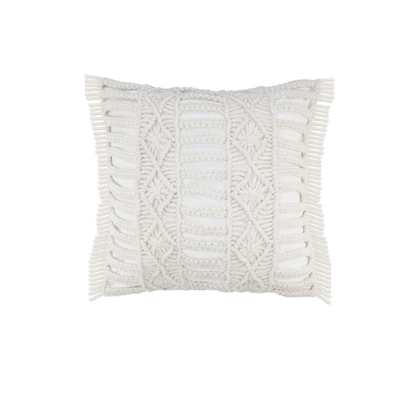 LR Home Atlantis 07586 White Pillow
