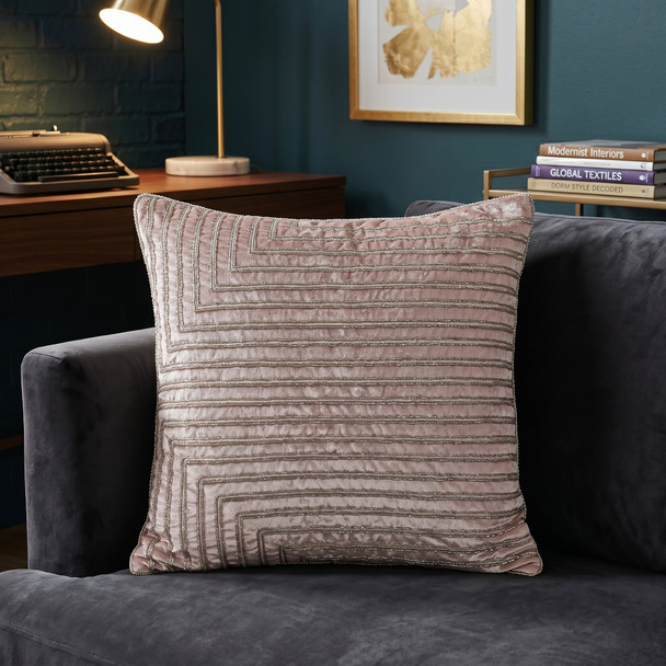 LR Home Cosmopolitan 08481 Beige Gold Pillow