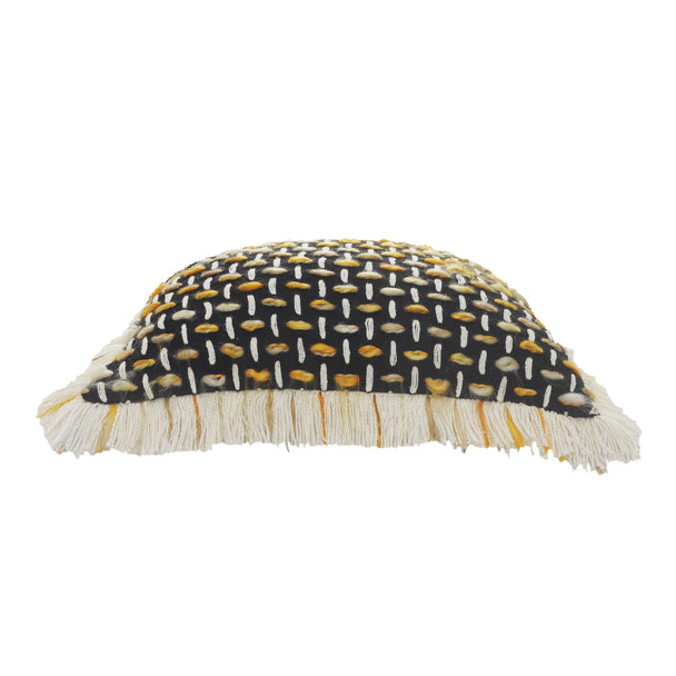 LR Home Drew 07603 White Blue Gray Tan Pillow
