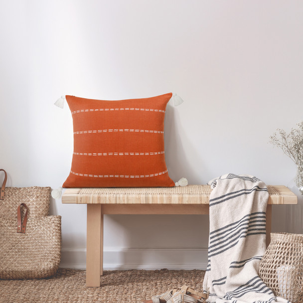 LR Home Estate 07934 Rust Pillow