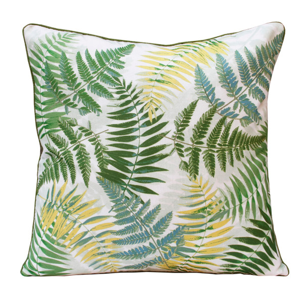 LR Home Fern 08235 Green Yellow Pillow