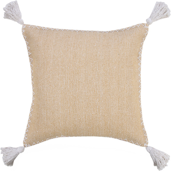 LR Home Hugo 07767 Tan White Pillow