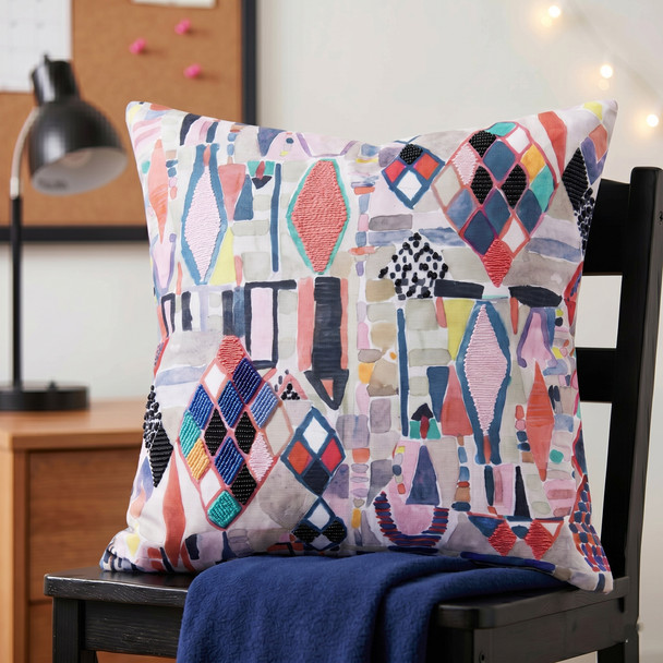LR Home Stacy Garcia 08412 Multicolored Pillow