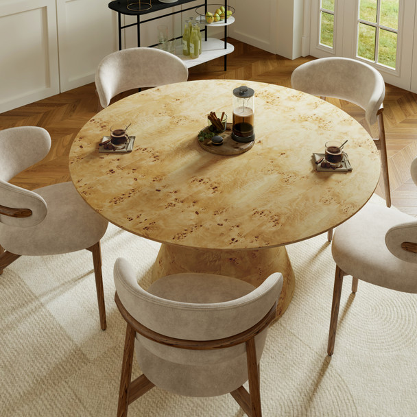 LR Home Felix 03897 Natural Dining Table