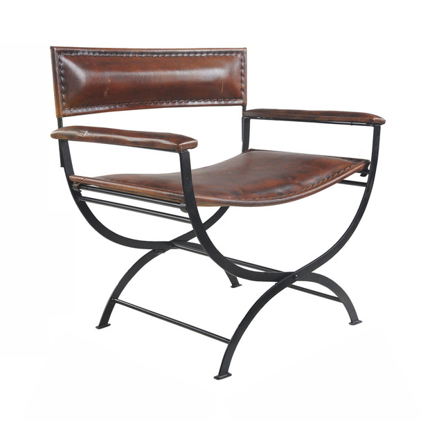 LR Home Coppola 35007 Brown Accent Chair