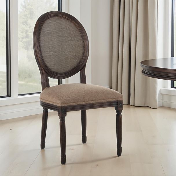 LR Home Eclipse 46129 Brown Dining Chair