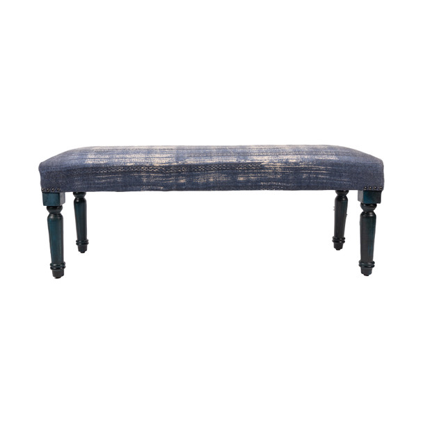 LR Home Alexei 99026 Blue Accent Bench