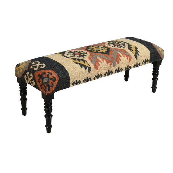 LR Home Reno 99731 Beige Multi Accent Bench