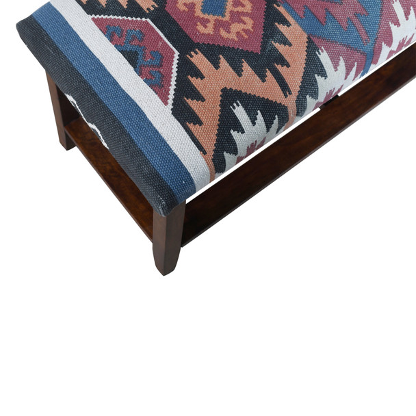 LR Home Reno 46324 Multicolored Accent Bench