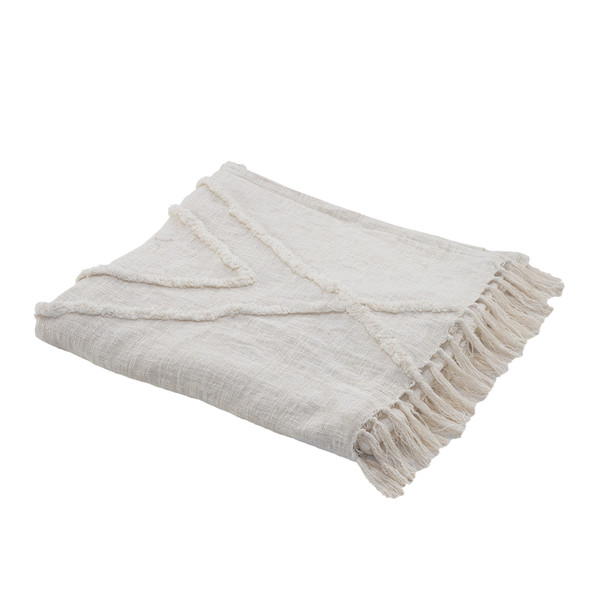 LR Home 81486 Ivory Coverlet
