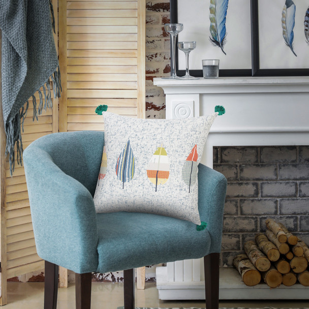 LR Home Manchester 07576 Multi Pillow