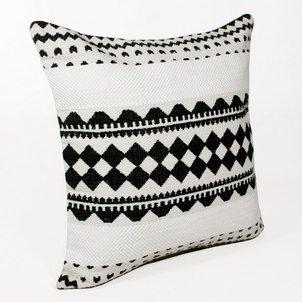 LR Home Mindy 07752 Black White Pillow