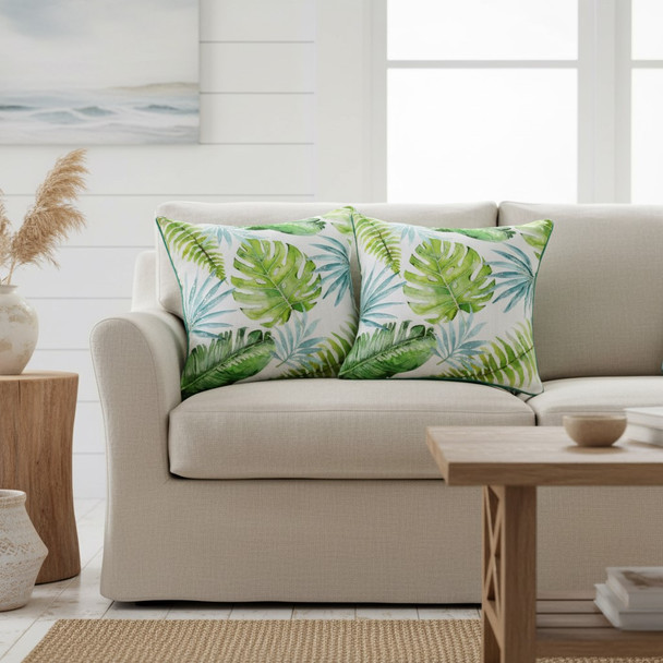 LR Home Noel 08053 Green Blue Pillow