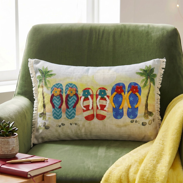LR Home Panama 08052 Multicolored Pillow