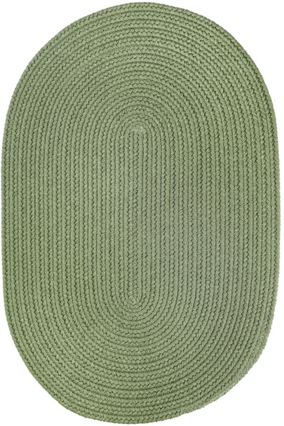 Rhody Solid Poly S017 Olive Area Rug
