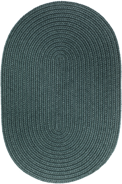 Rhody Solid Poly S034 Teal Area Rug