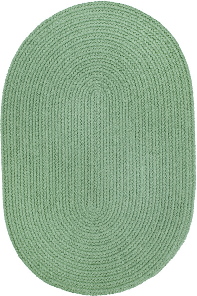 Rhody Solid Poly S040 Celadon Area Rug