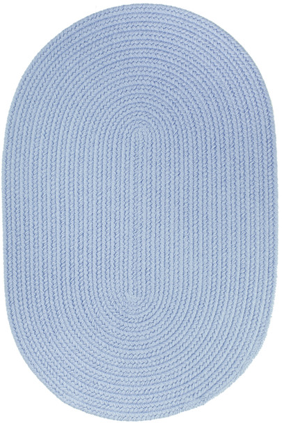 Rhody Solid Poly S046 Hydrangea Area Rug