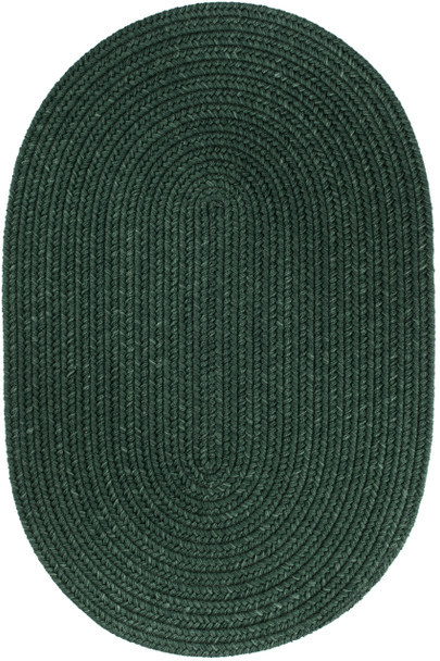 Rhody Solid Wool S105 Hunter Green Area Rug