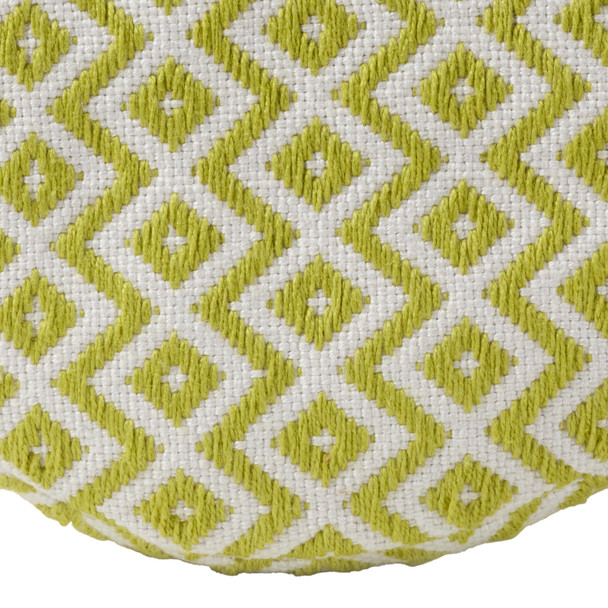 Jaipur Lenon LNN01 Green Pouf