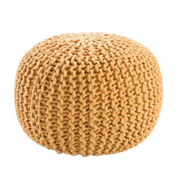 Jaipur Spectrum Pouf STP01 Yellow Gold Pouf