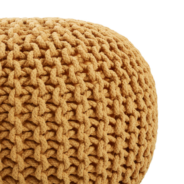 Jaipur Spectrum Pouf STP01 Yellow Gold Pouf