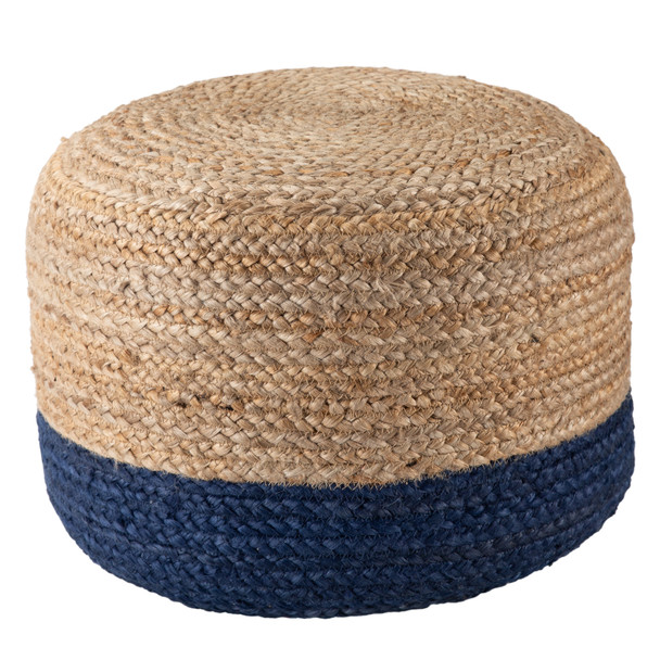 Jaipur Saba SAA10 Blue Pouf