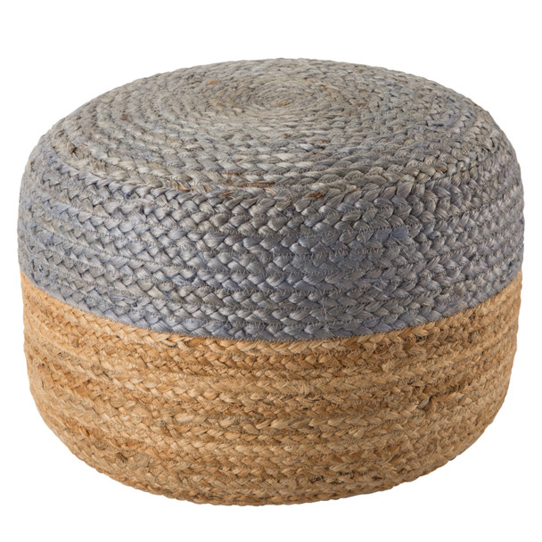 Jaipur Saba SAA11 Gray Pouf